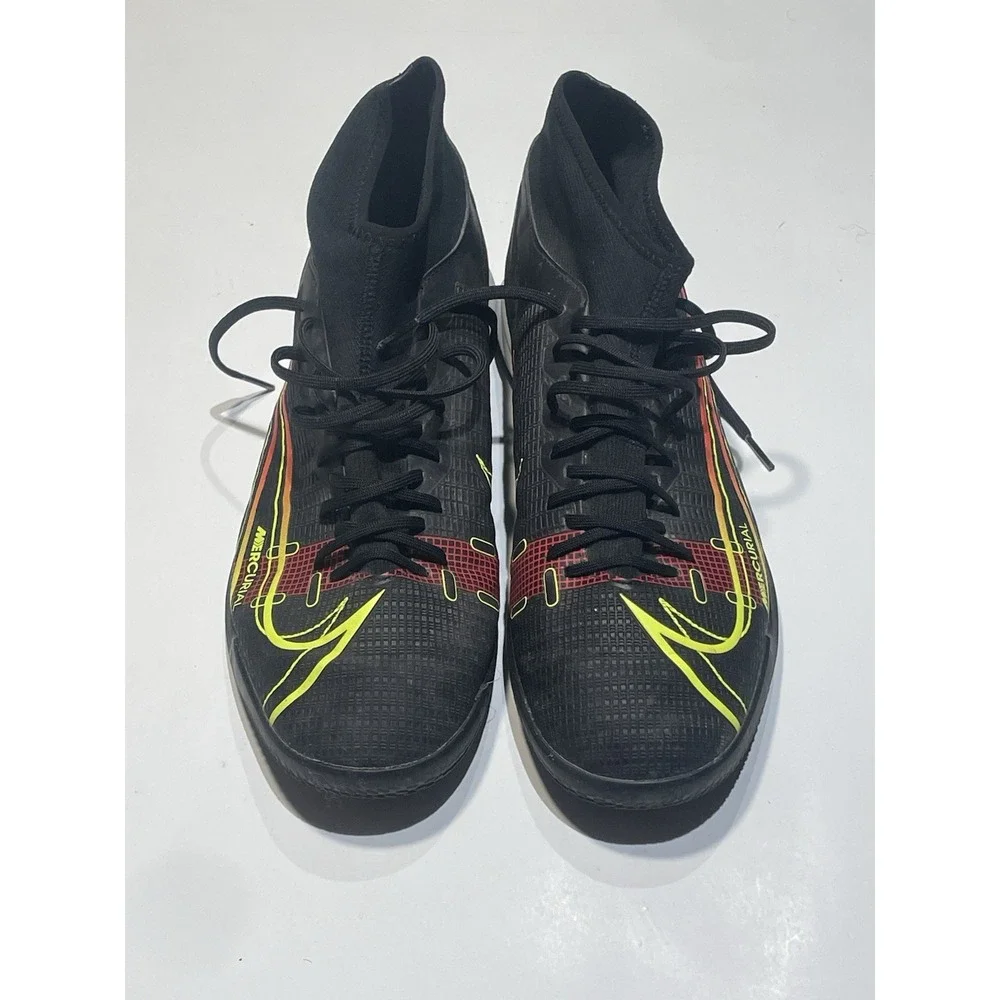Nike Mercurial Superfly 8 Academy IC CV0847-090 Soccer Sz US 11 Good‎ Used Black